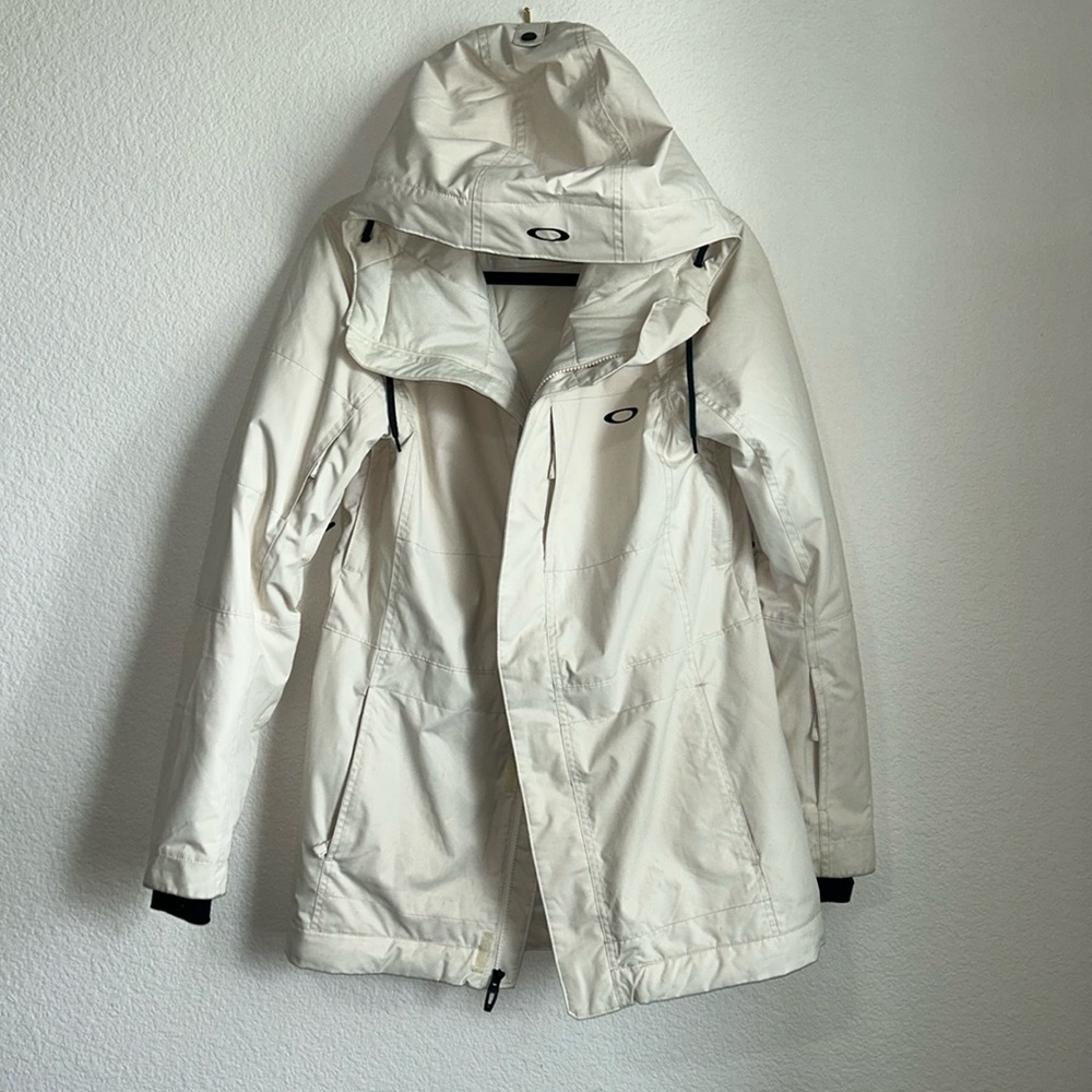 Oakley Size Small Coupe Parka Ski / Snowboard Jacket Eggshell White